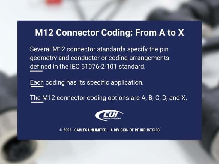 Callout 3: M12 connector coding: From A to Z- 3 facts listed