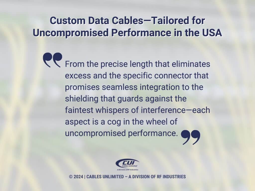 Callout 3- quote from text about custom data cables in the USA