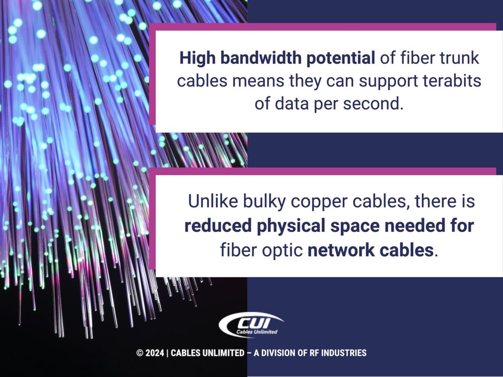 Callout 3: Collection of ultra thin fiber optic cables- 3 facts about fiber optic network cables