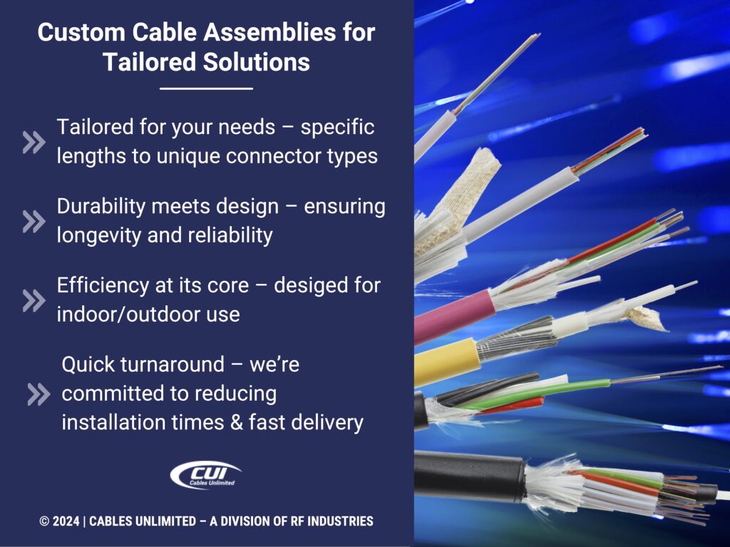 Callout 4: Custom cable assemblies for tailored solutions- 4 facts