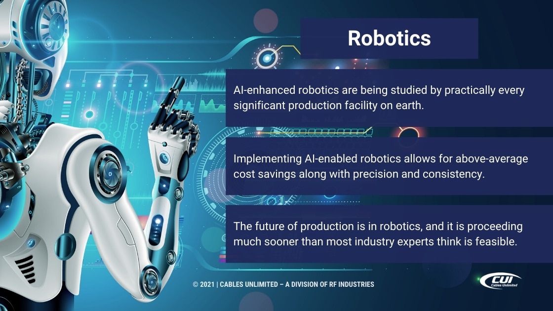 Callout 3- Robot With A1 Works On 3D Virtual Interface-Title: Robotics