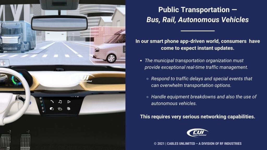 Callout 2= Autonomous vehicle side image- Public Transportation-Bus, Rail, Autonomous Vehicles- four facts