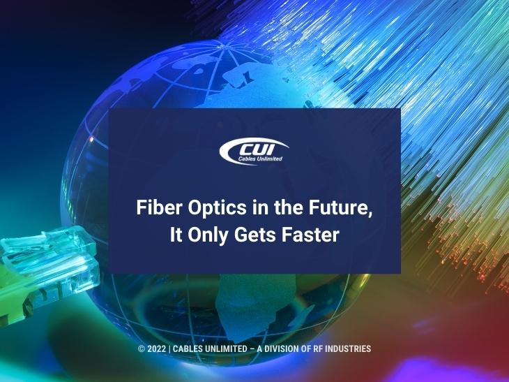 Featured: Glass planet Earth against fiber optics background - Fiber Optics in the Future, It Only Gets Faster