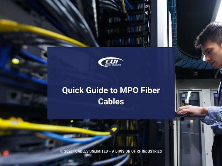 Featured: It Engineer Inspecting Data Center Server- Quick Guide To Mpo Fiber Cables