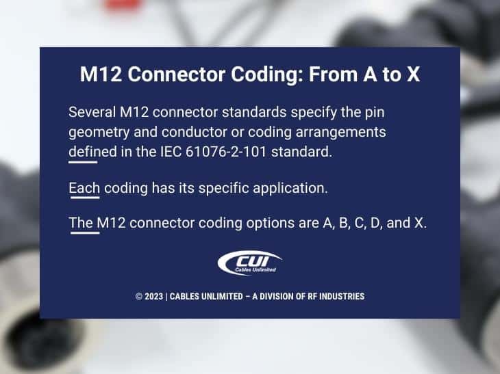 Callout 3: M12 Connector Coding: From A To Z- 3 Facts Listed