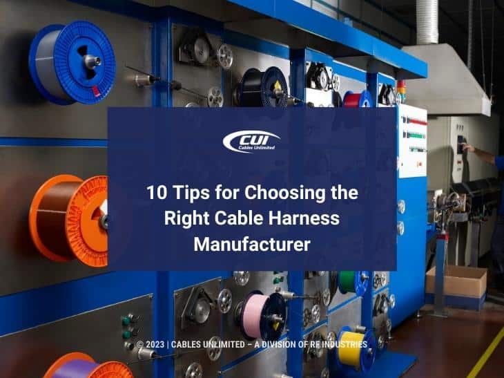 Featured: Fiber optic cable manufacturing plant- 10 Tips for Choosing the Right Cable Harness Manufacturer