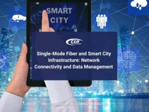 Featured: Smart city innovation concept- Single-mode fiber (smf) and smart city infratstructure: Network connectivity and data management