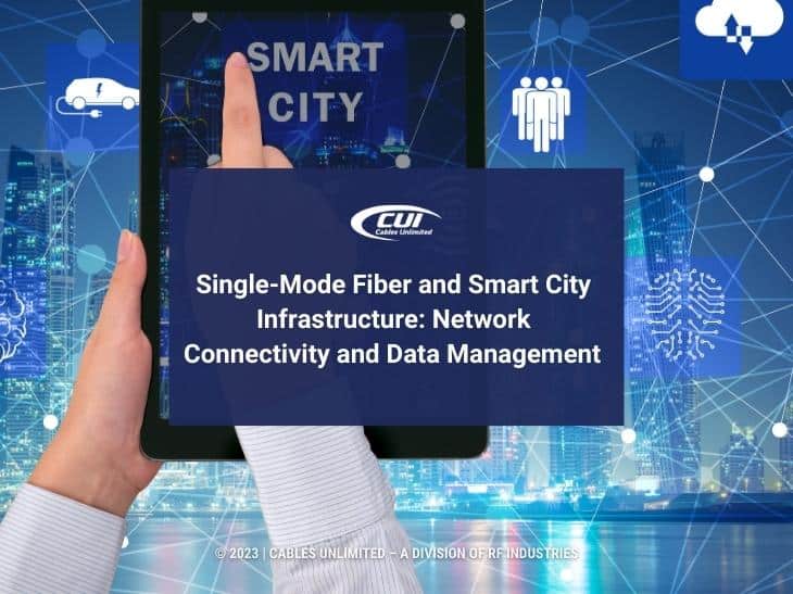 Featured: Smart city innovation concept- Single-mode fiber (smf) and smart city infratstructure: Network connectivity and data management