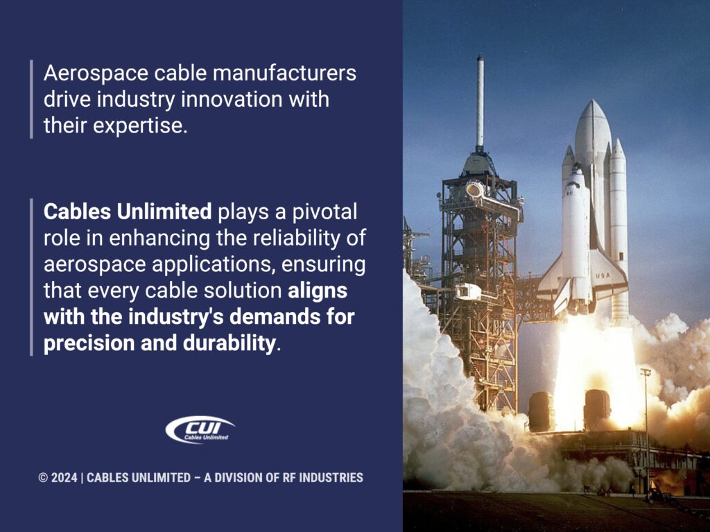 Callout 3: Space Shuttle Launch Mission Sts-1- Cables-Unlimited Plays Pivotal Role In Reliability Of Aerospace Applications