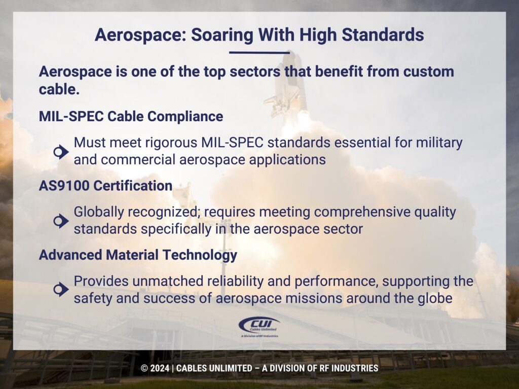 Callout 2: Space Shuttle- Three Aerospace Benefits With Custom Cables