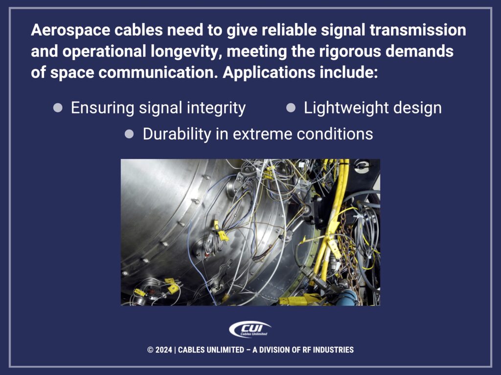 Callout 3: Aerospace Cables &Amp; Wires For Satellite- Three Applications For Aerospace Cables Transmission