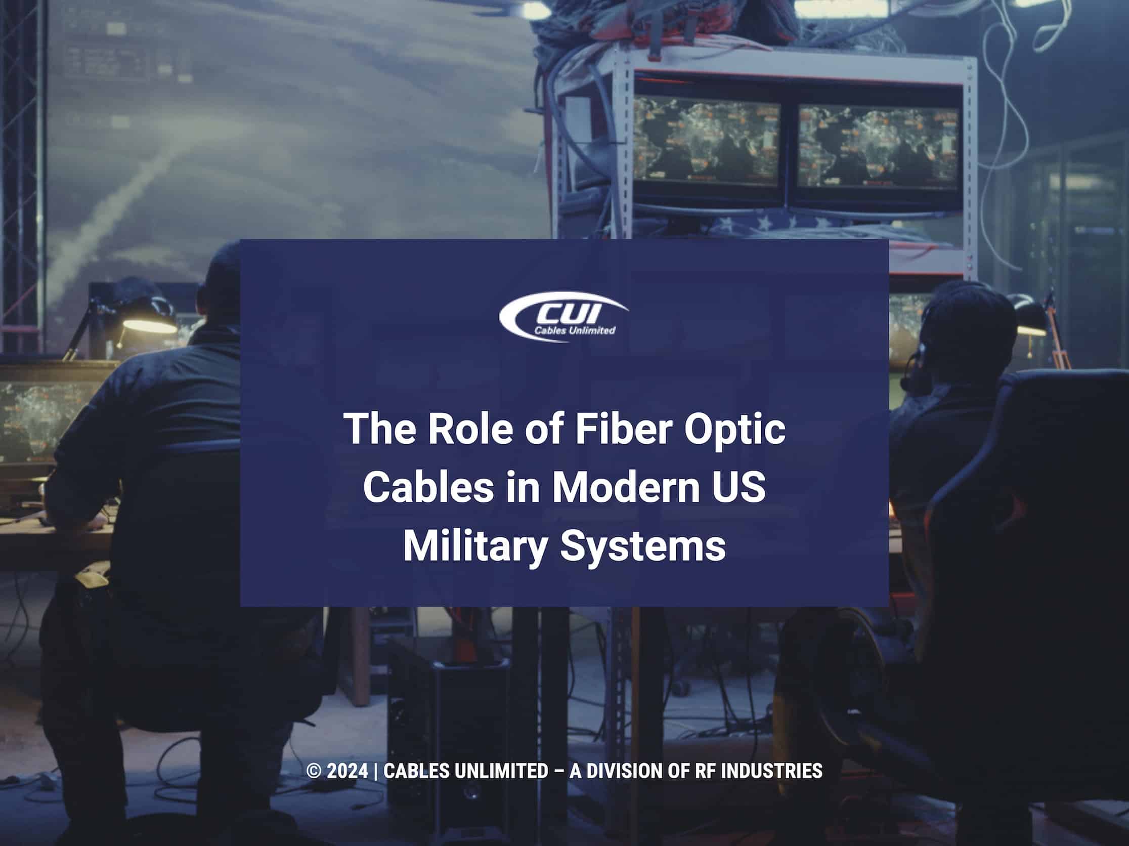 Featured: Military Base Personnel Using Computer To Launch Rocket- The Role Of Fiber Optic Cables In Modern Us Military Systems