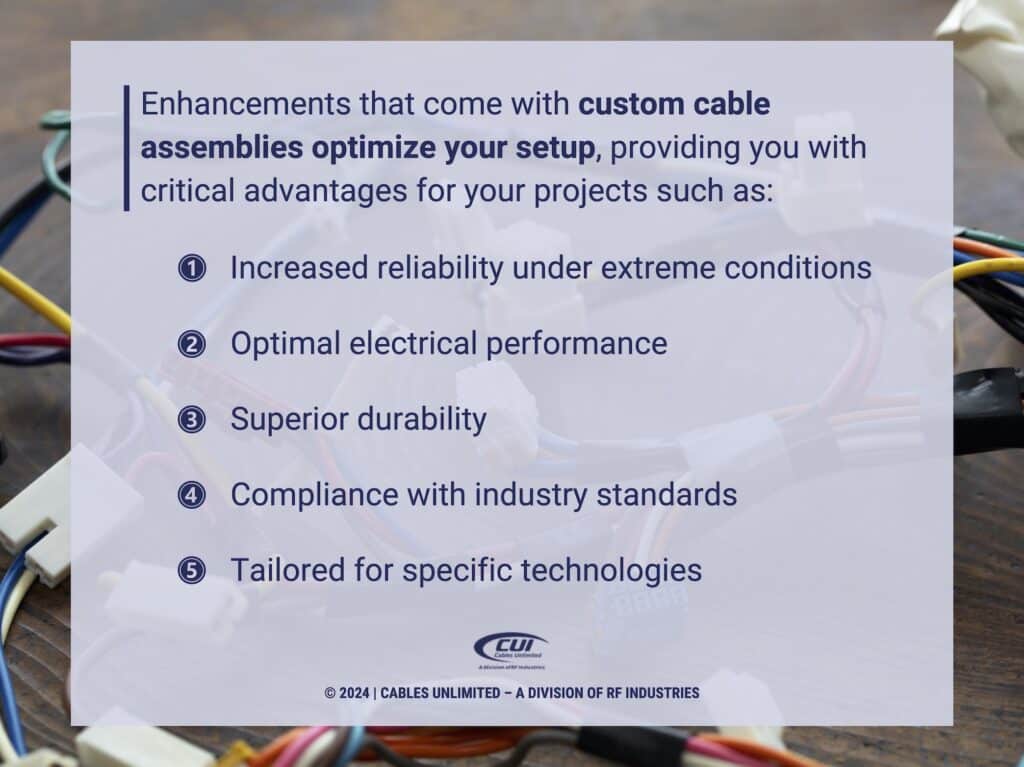 Callout 2: Five Advantages For Using Custom Cable Assemblies For Projects