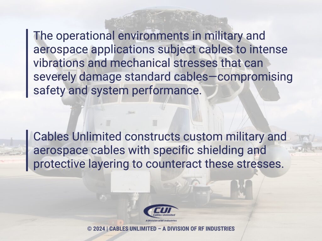 Callout 2: Ch-53E Super Station- Cables Unlimited N Military &Amp; Aerospace Cables With Shielding And Protective Layering.