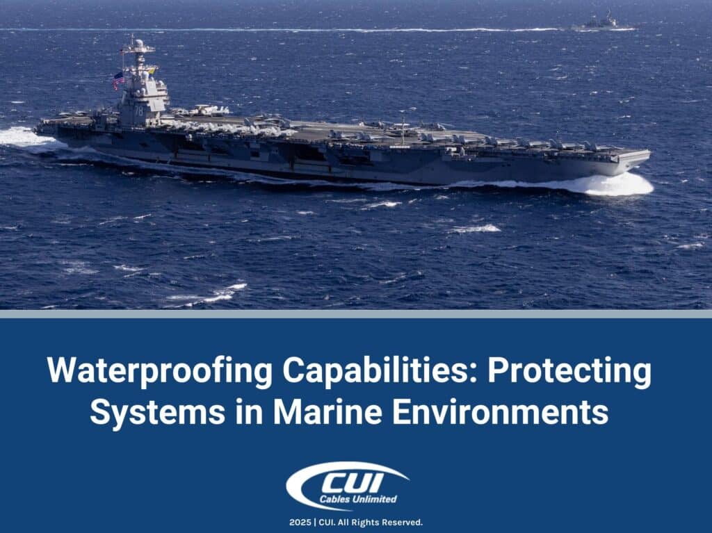 Aircraft Carrier On Open Ocean Waters- Waterproofing Capabilities- Protecting Systems In Marine Environments.