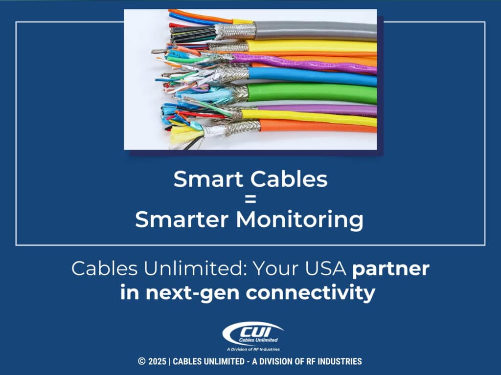 Multicolored Cables With Exposed, Shielded Wires At End- Cables Unlimited- Usa Partner In Next-Gen Connectivity.
