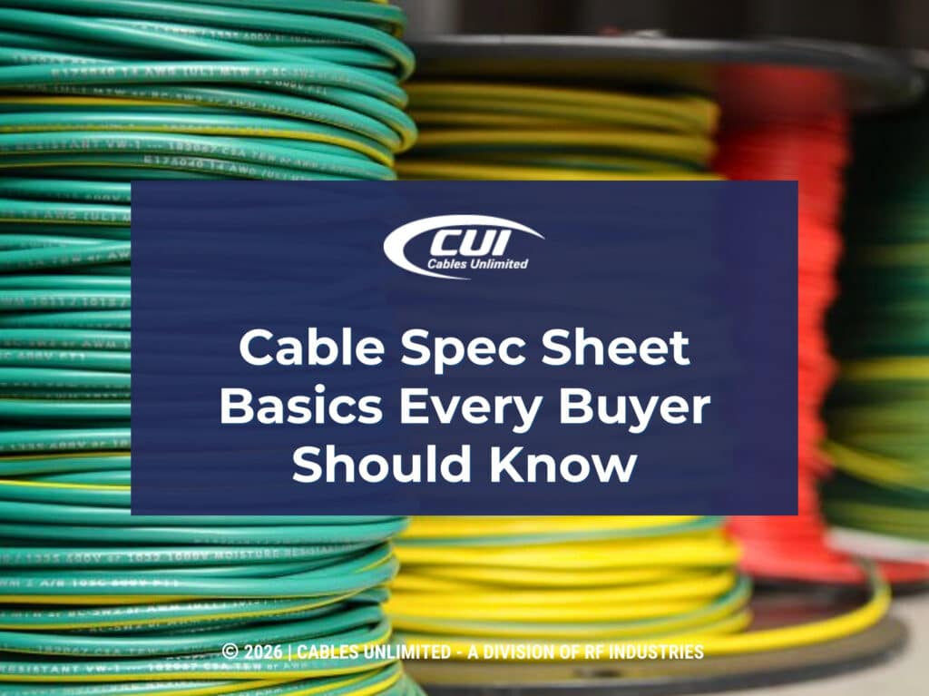 Stacks Of Colorful Coiled Cable On Spools. Article Title.